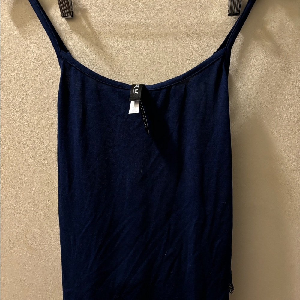 Adore Me Blue Fitted Camisole Pajamas